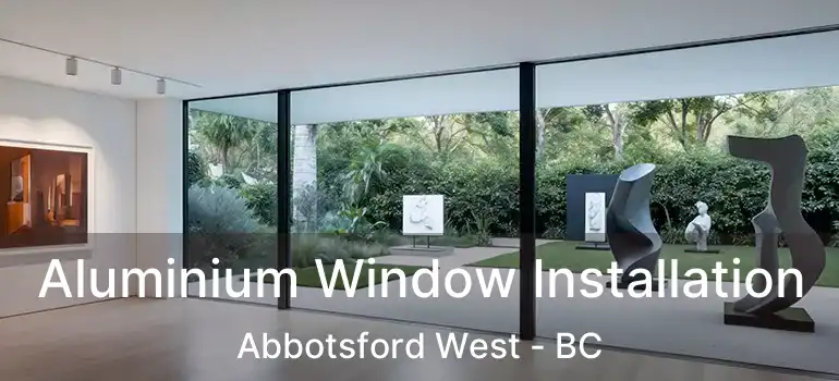  Aluminium Window Installation Abbotsford West - BC
