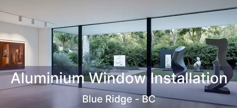  Aluminium Window Installation Blue Ridge - BC