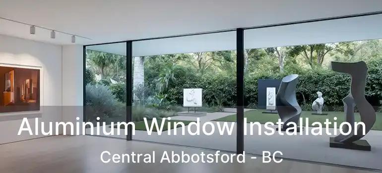  Aluminium Window Installation Central Abbotsford - BC