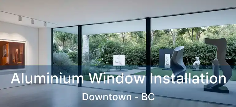  Aluminium Window Installation Downtown - BC
