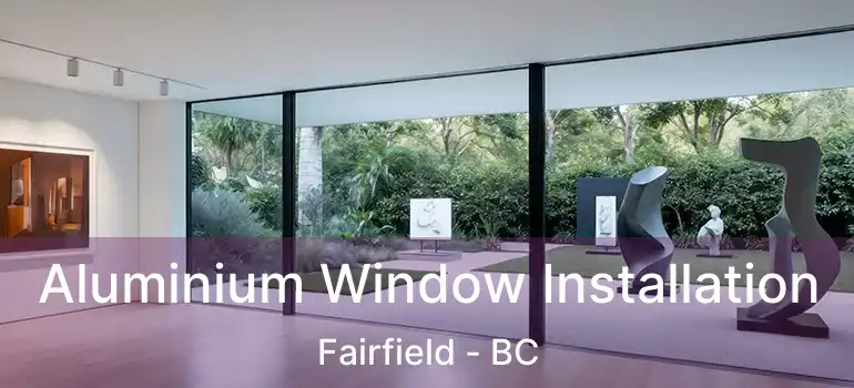  Aluminium Window Installation Fairfield - BC