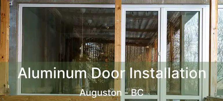  Aluminum Door Installation Auguston - BC