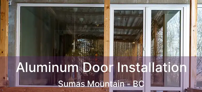  Aluminum Door Installation Sumas Mountain - BC