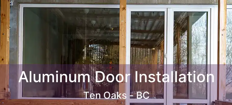  Aluminum Door Installation Ten Oaks - BC