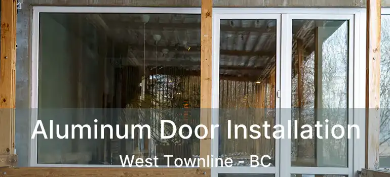  Aluminum Door Installation West Townline - BC