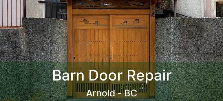  Barn Door Repair Arnold - BC