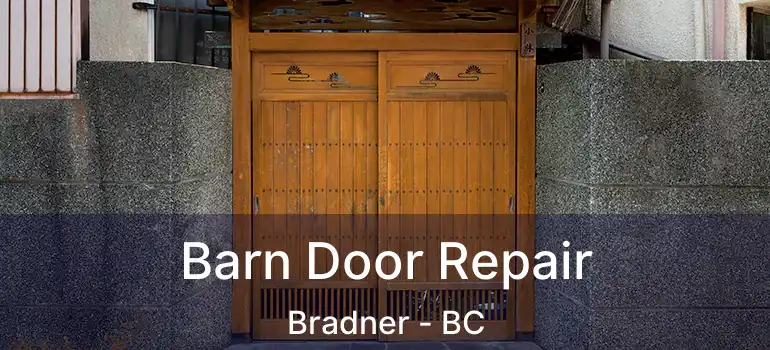  Barn Door Repair Bradner - BC