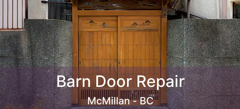  Barn Door Repair McMillan - BC