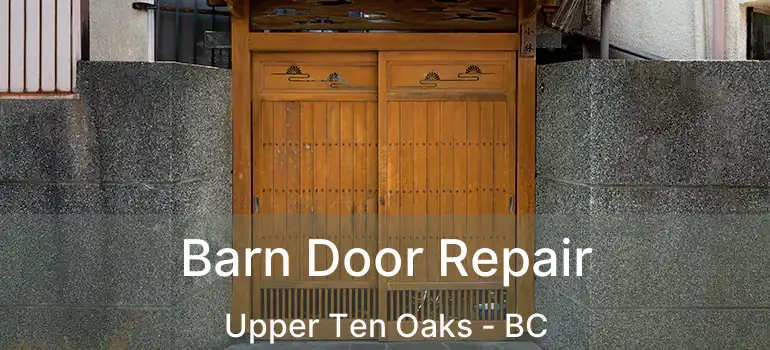  Barn Door Repair Upper Ten Oaks - BC