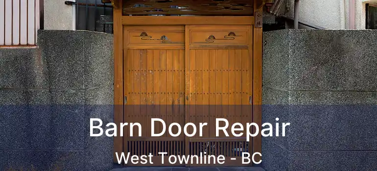  Barn Door Repair West Townline - BC