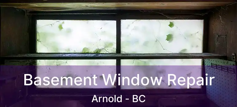  Basement Window Repair Arnold - BC