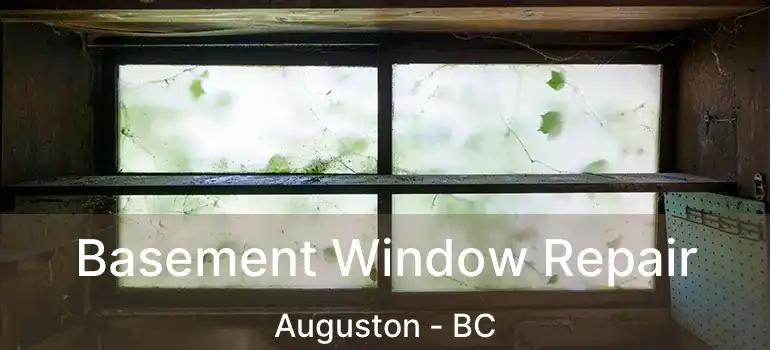  Basement Window Repair Auguston - BC