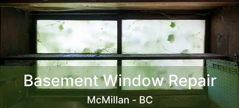  Basement Window Repair McMillan - BC