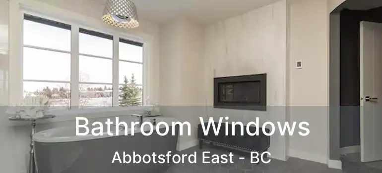  Bathroom Windows Abbotsford East - BC