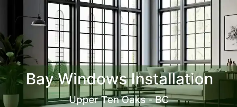  Bay Windows Installation Upper Ten Oaks - BC