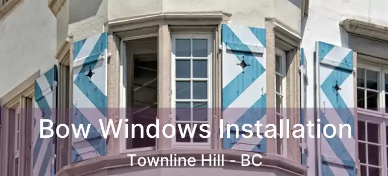  Bow Windows Installation Townline Hill - BC