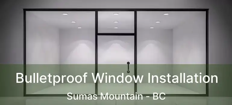  Bulletproof Window Installation Sumas Mountain - BC
