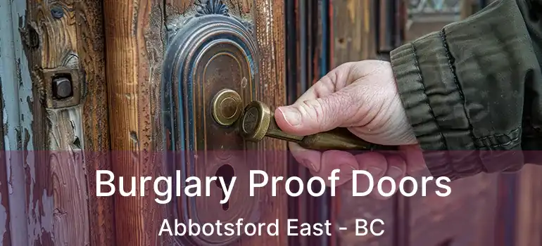  Burglary Proof Doors Abbotsford East - BC