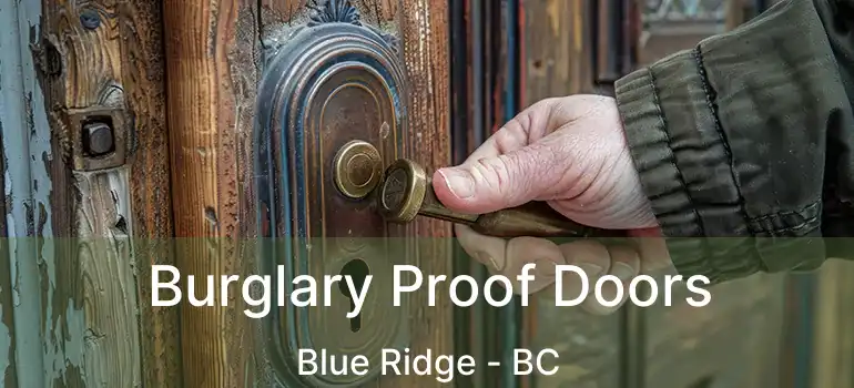  Burglary Proof Doors Blue Ridge - BC