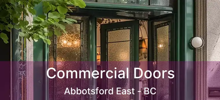  Commercial Doors Abbotsford East - BC