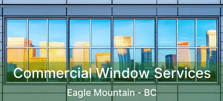  Commercial Window Services Eagle Mountain - BC
