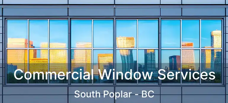  Commercial Window Services South Poplar - BC