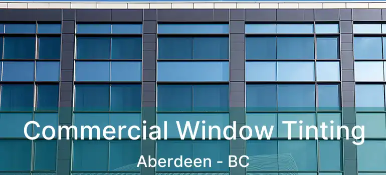  Commercial Window Tinting Aberdeen - BC