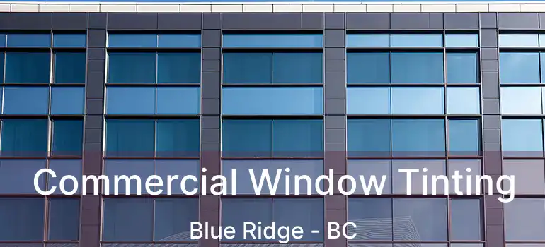  Commercial Window Tinting Blue Ridge - BC