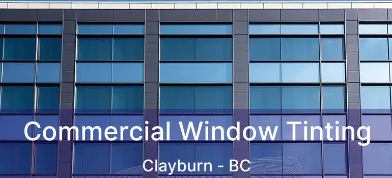  Commercial Window Tinting Clayburn - BC
