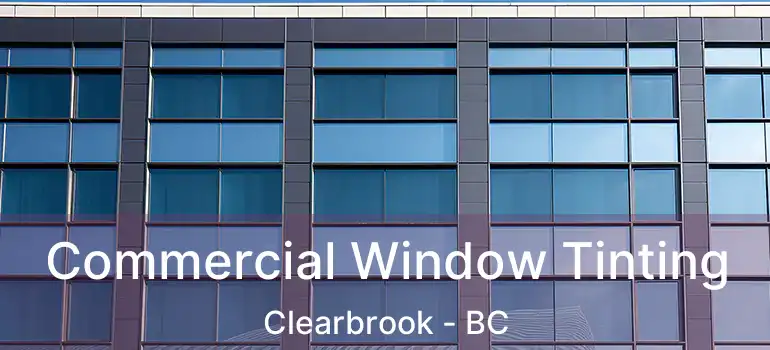  Commercial Window Tinting Clearbrook - BC