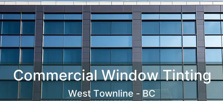  Commercial Window Tinting West Townline - BC