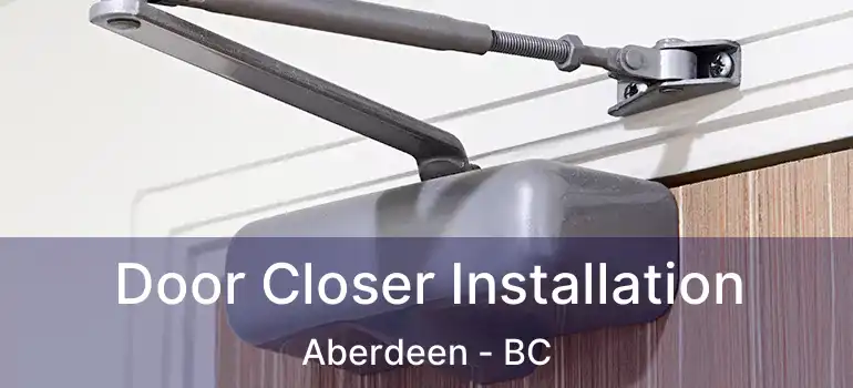  Door Closer Installation Aberdeen - BC