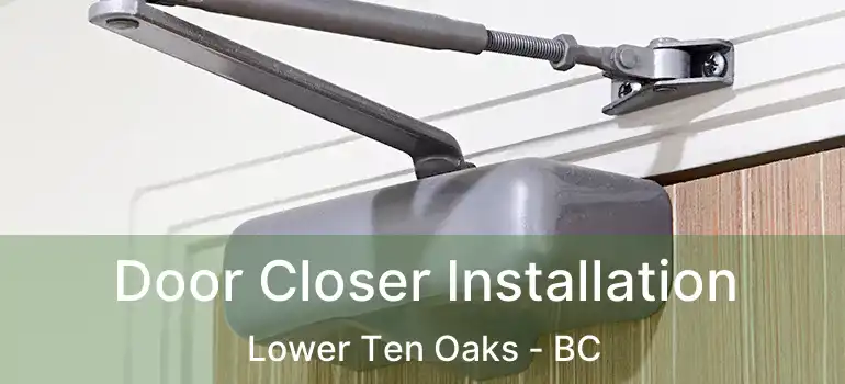  Door Closer Installation Lower Ten Oaks - BC
