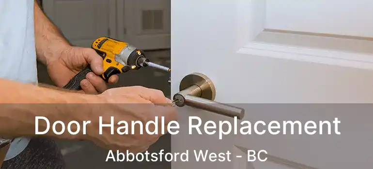  Door Handle Replacement Abbotsford West - BC