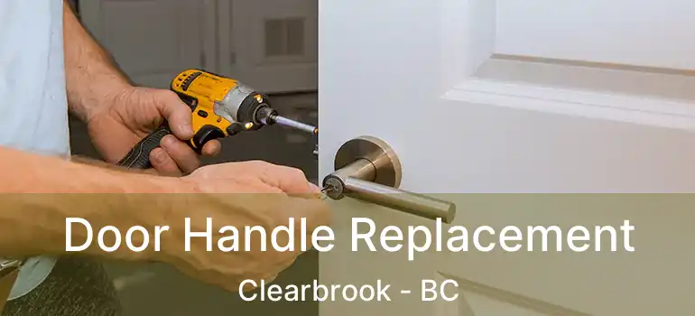  Door Handle Replacement Clearbrook - BC