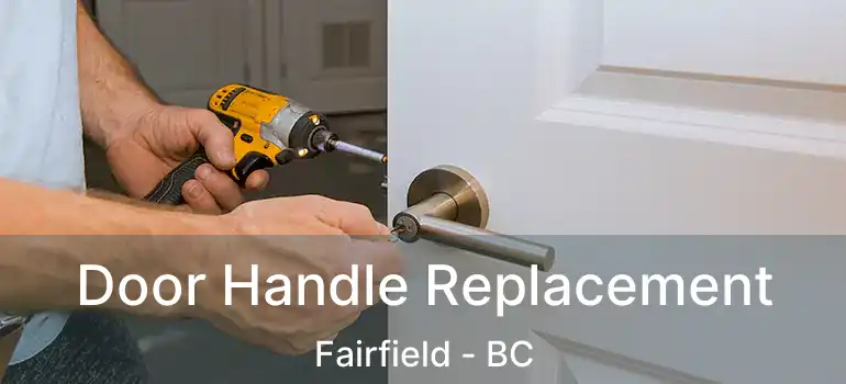  Door Handle Replacement Fairfield - BC