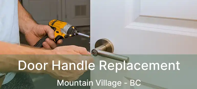  Door Handle Replacement Mountain Village - BC