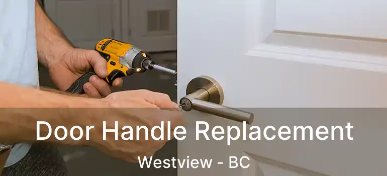  Door Handle Replacement Westview - BC
