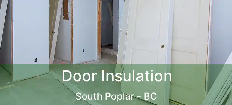  Door Insulation South Poplar - BC