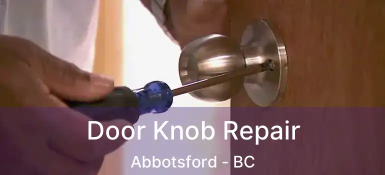  Door Knob Repair Abbotsford - BC