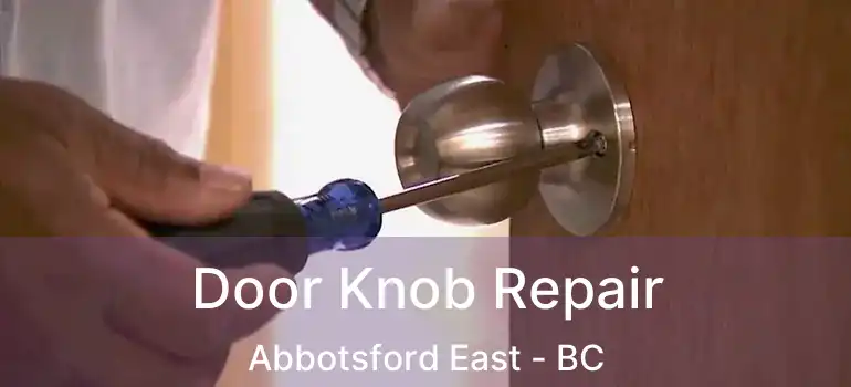  Door Knob Repair Abbotsford East - BC