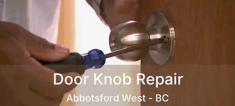  Door Knob Repair Abbotsford West - BC