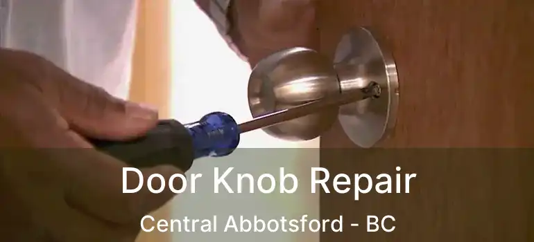  Door Knob Repair Central Abbotsford - BC