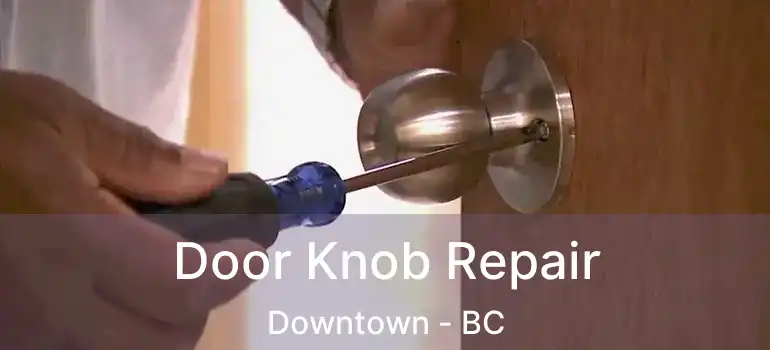  Door Knob Repair Downtown - BC