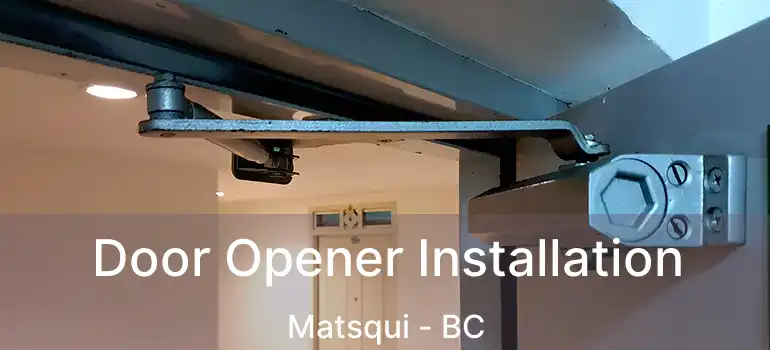  Door Opener Installation Matsqui - BC