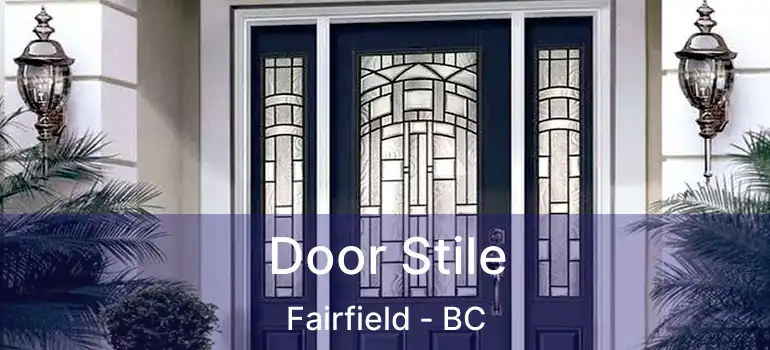  Door Stile Fairfield - BC