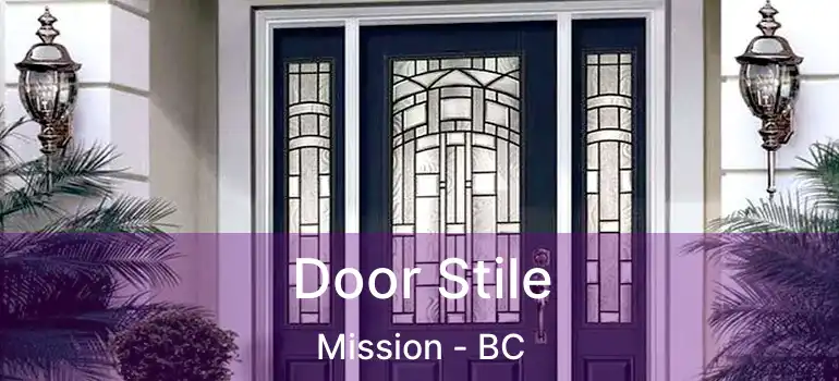  Door Stile Mission - BC