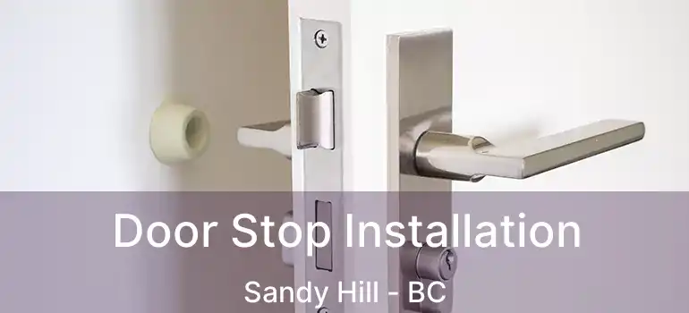  Door Stop Installation Sandy Hill - BC