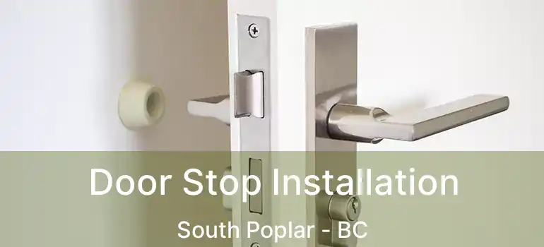  Door Stop Installation South Poplar - BC