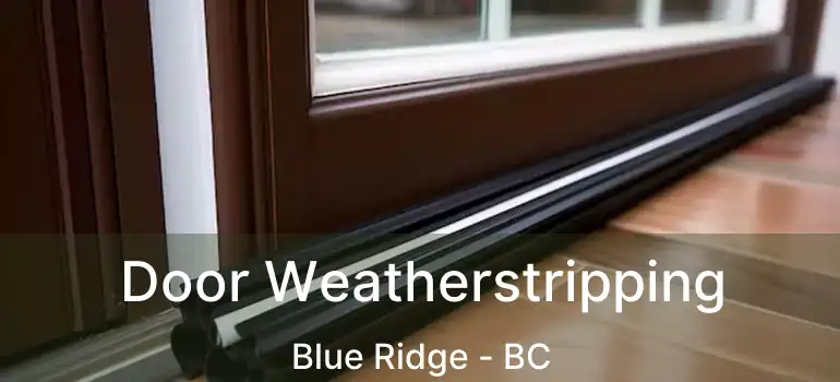  Door Weatherstripping Blue Ridge - BC